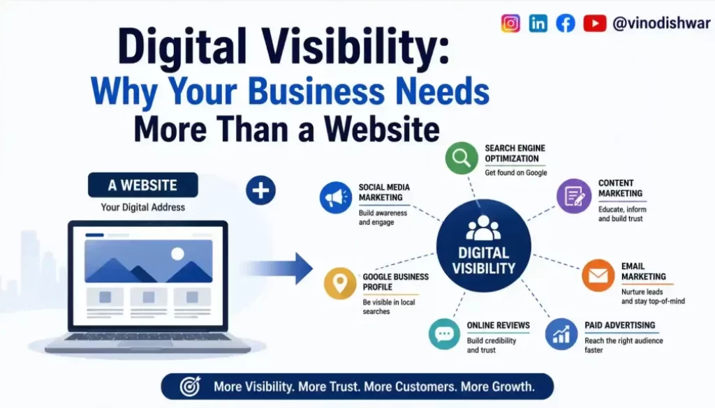 Digital Visibility: Why Your Business Needs More Than a Website