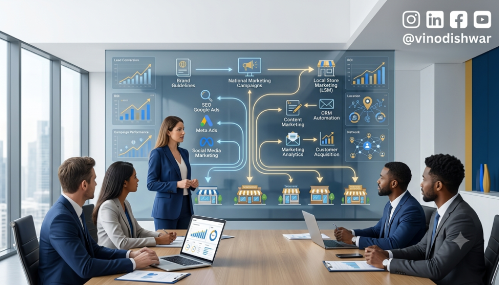 Franchise Marketing System for scalable franchise growth and brand marketing
