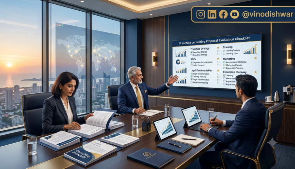 How to Choose the Right Franchise Consultant discussing franchise strategy with business owners