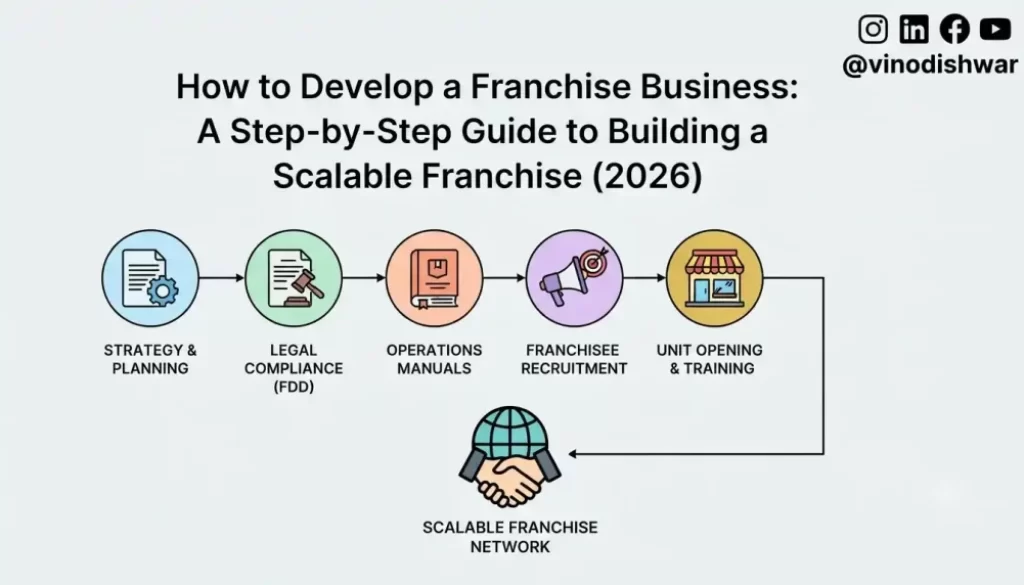 How to Develop a Franchise Business: A Step-by-Step Guide to Building a Scalable Franchise (2026)