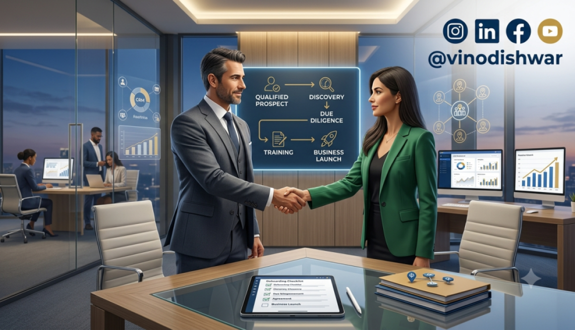 Franchise Closing System converting qualified franchise prospects into successful franchise partners