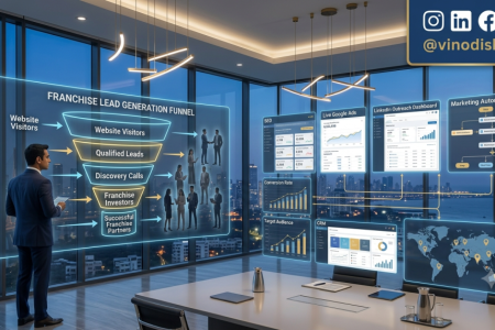 Franchise Lead Generation digital marketing funnel for attracting high-quality franchise investors and growing a scalable franchise network