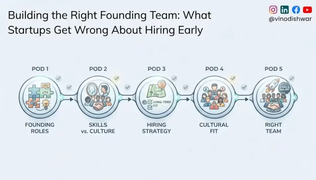 Building the Right Founding Team: What Startups Get Wrong About Hiring Early