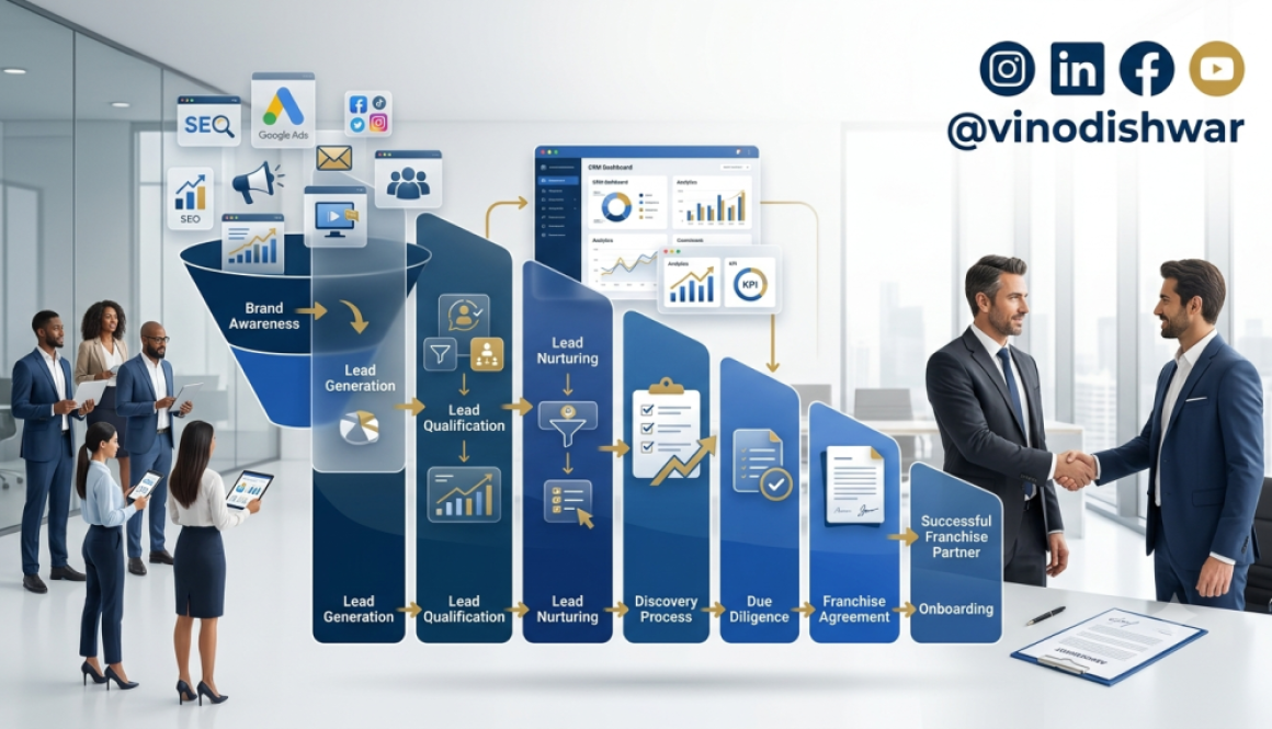 Franchise Sales Funnel Explained – Complete Franchise Sales Funnel for Lead Generation, Qualification, Discovery Process and Franchise Partner Conversion