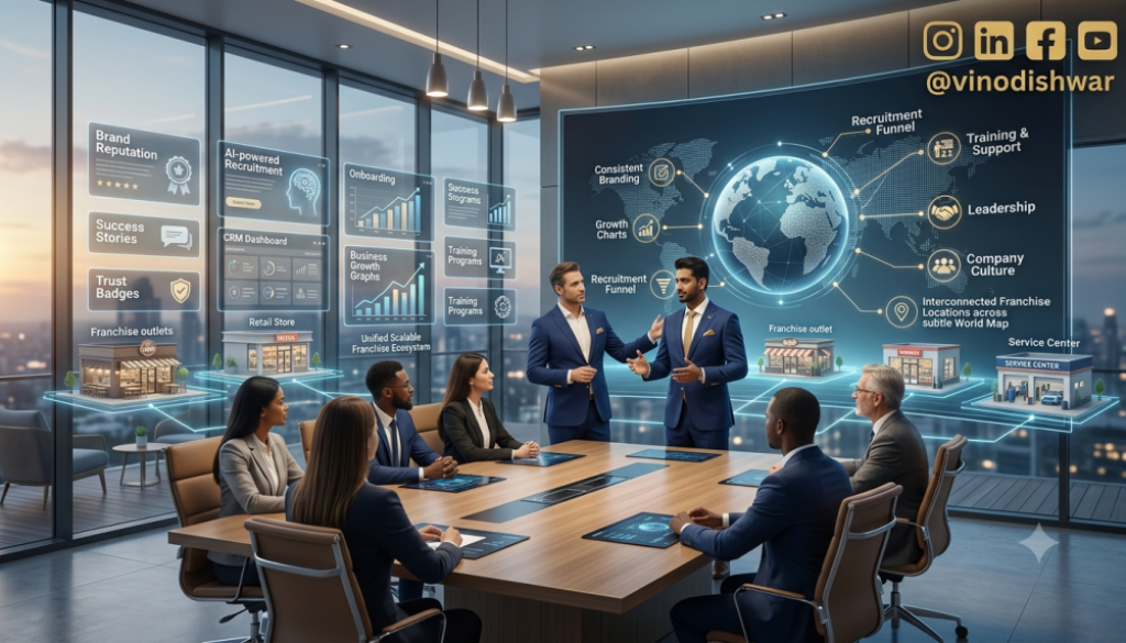 Employer Branding for Franchise Recruitment strategy helping franchisors attract high-quality franchise partners through leadership, culture, branding, and recruitment
