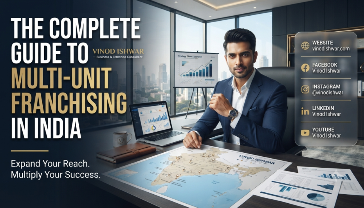 Business consultant explaining multi-unit franchising in India strategy