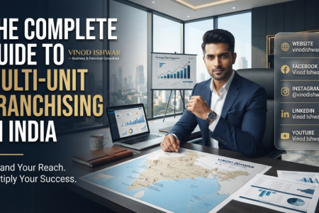Business consultant explaining multi-unit franchising in India strategy