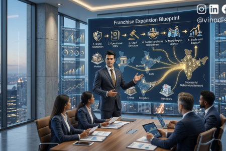 Executive team developing a franchise expansion blueprint in a corporate boardroom