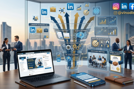 LinkedIn Ads for Franchise Investors strategy with AI-powered lead generation, CRM integration, executive targeting, and franchise recruitment funnel