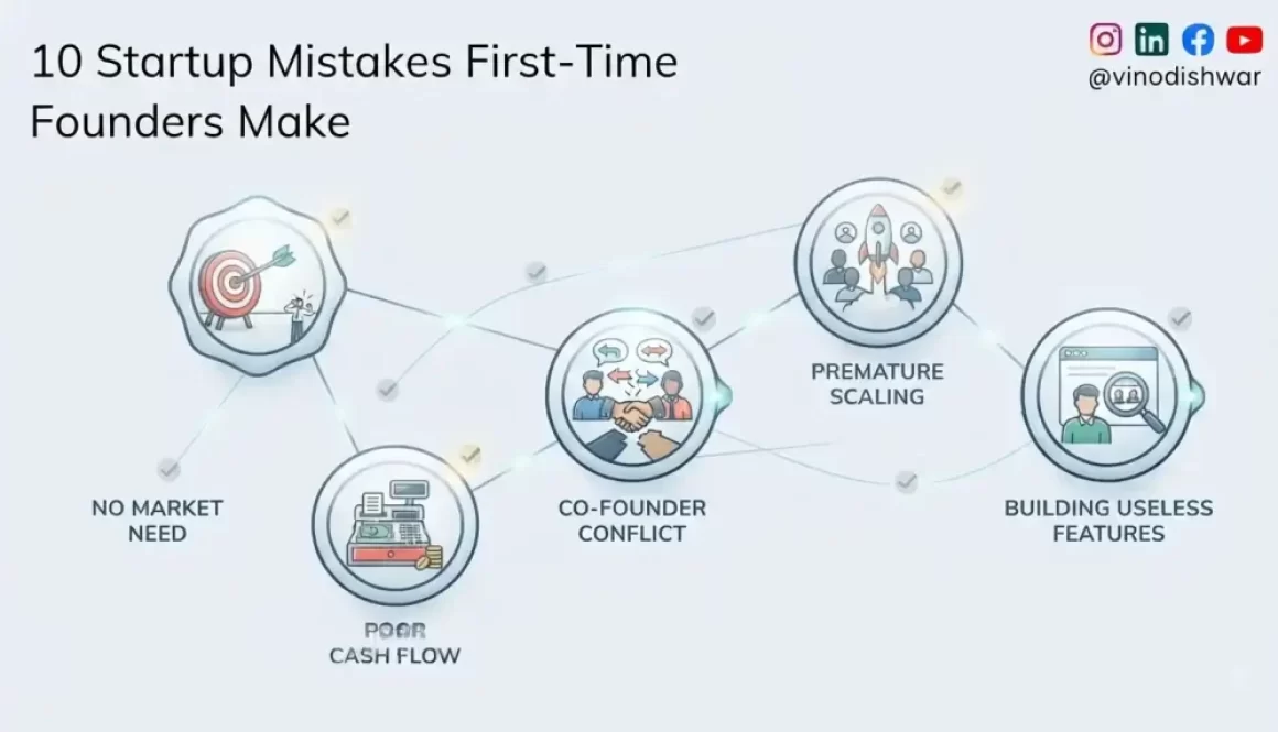 10 Startup Mistakes First-Time Founders Make