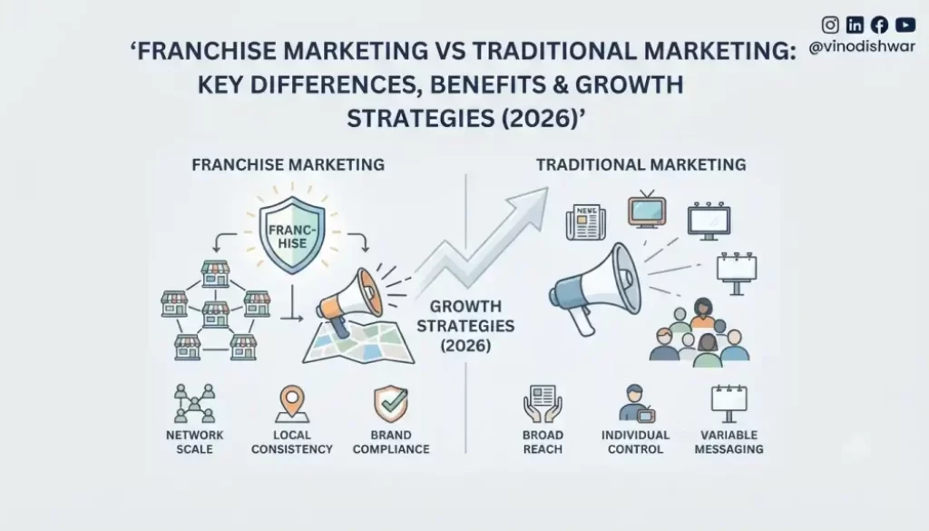 Franchise Marketing vs Traditional Marketing: Key Differences, Benefits & Growth Strategies (2026)