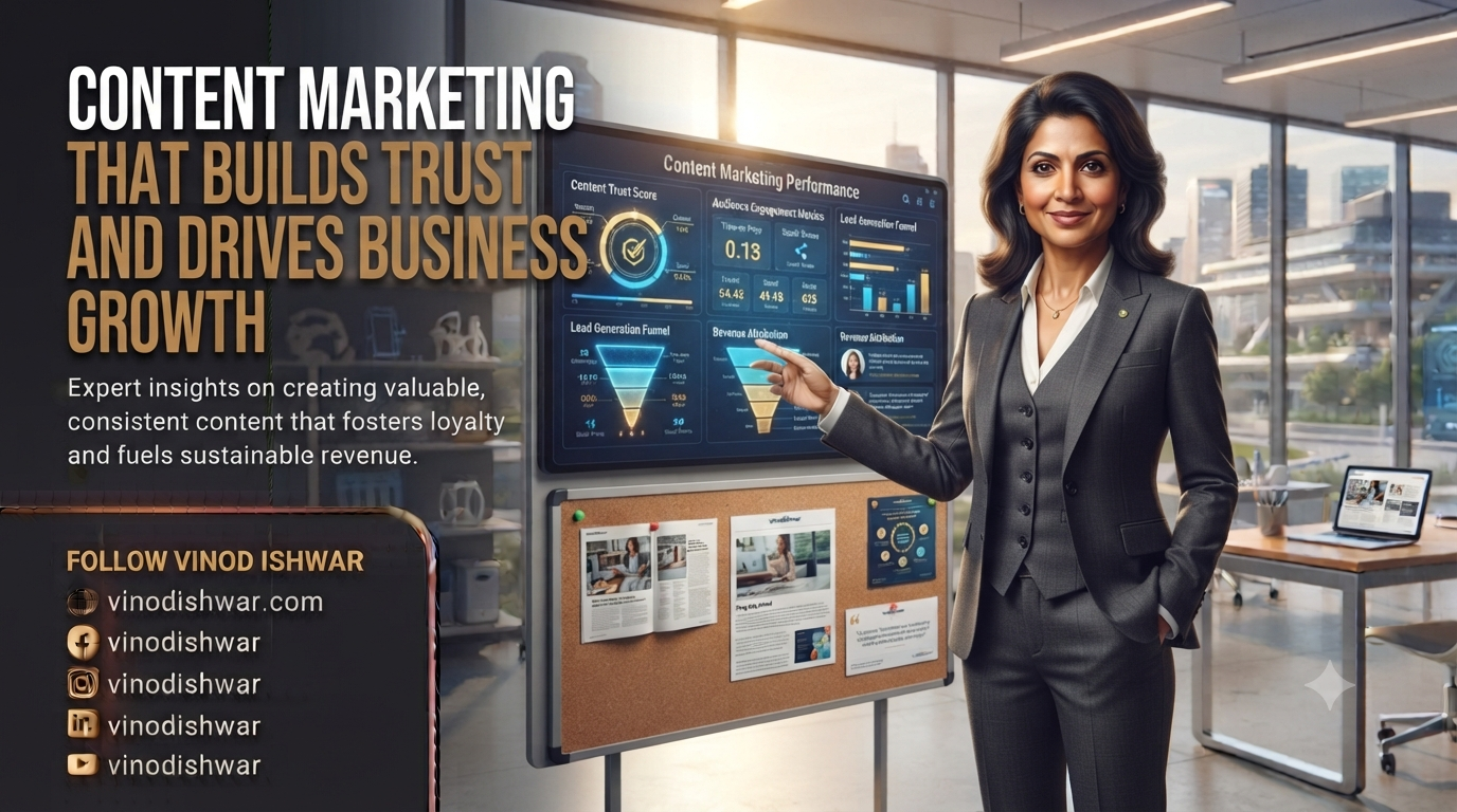 Content marketing strategy for building trust and growing an online business