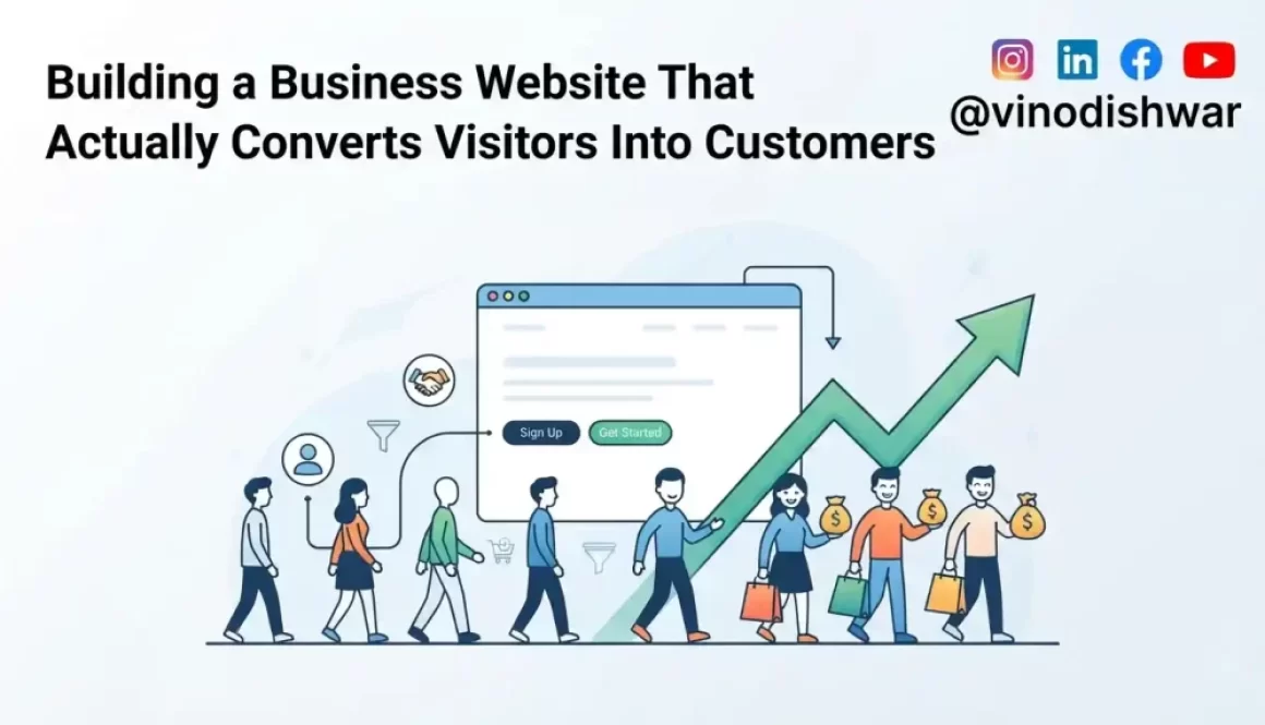 Building a Business Website That Actually Converts Visitors Into Customers