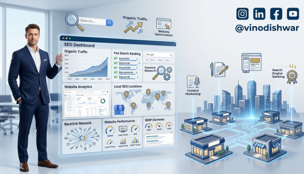 SEO for Franchise Businesses – Organic search optimization strategy for multi-location franchise growth and local SEO success