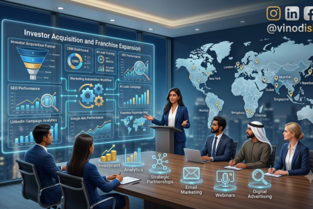 Franchise Investor Marketing strategy with CRM, AI, SEO and digital marketing for franchise growth
