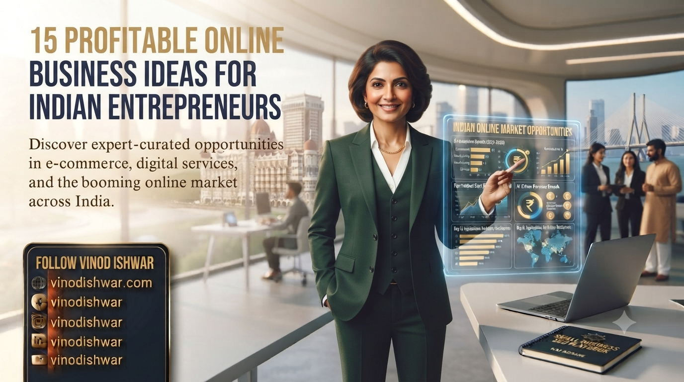 Online Business Ideas India for entrepreneurs starting digital businesses
