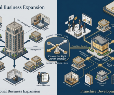 Franchise Development vs Business Expansion comparison for scalable business growth
