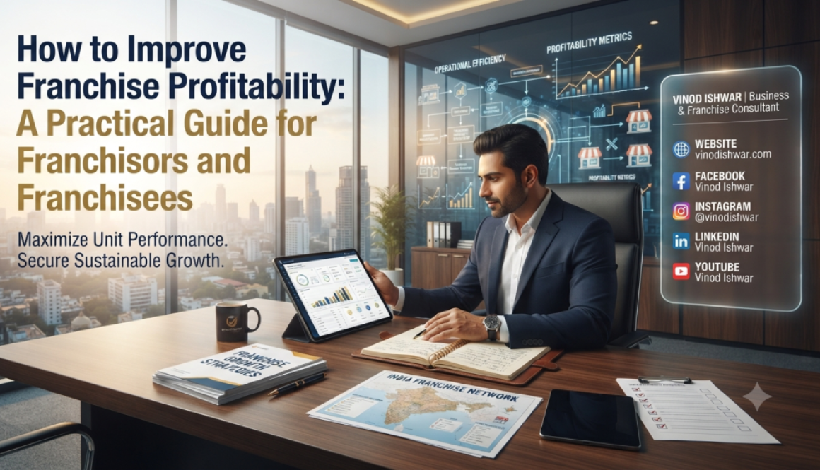 Business consultant improving franchise profitability through cost management and operational efficiency
