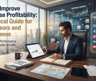 Business consultant improving franchise profitability through cost management and operational efficiency