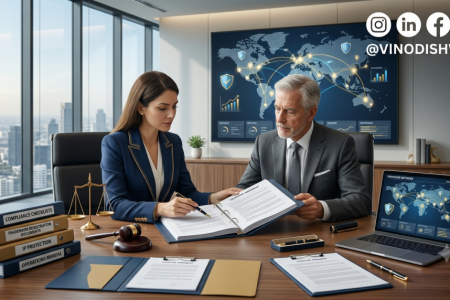Legal Framework for Franchise Businesses showing franchise agreements, legal compliance, intellectual property protection, and franchise governance
