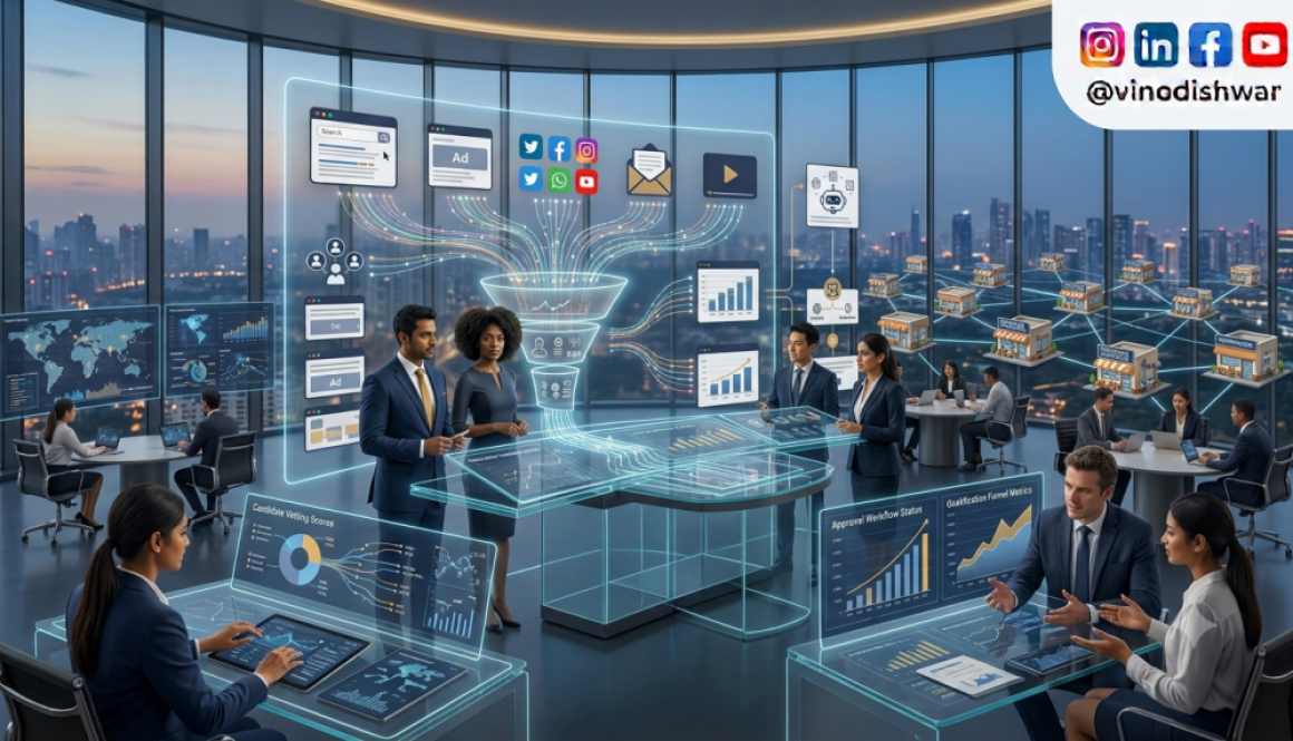Franchise Lead Qualification Framework showing AI-powered lead scoring, CRM qualification workflow, franchise prospect evaluation, and franchise recruitment process