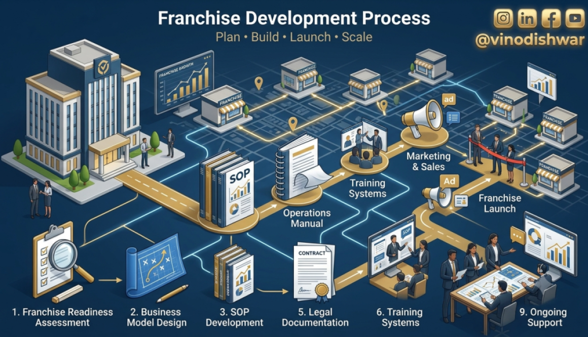 Franchise Development Process step by step guide for building a scalable franchise business