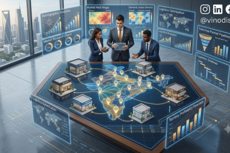 Franchise Territory Planning strategy showing territory mapping, market analysis, and profitable franchise expansion