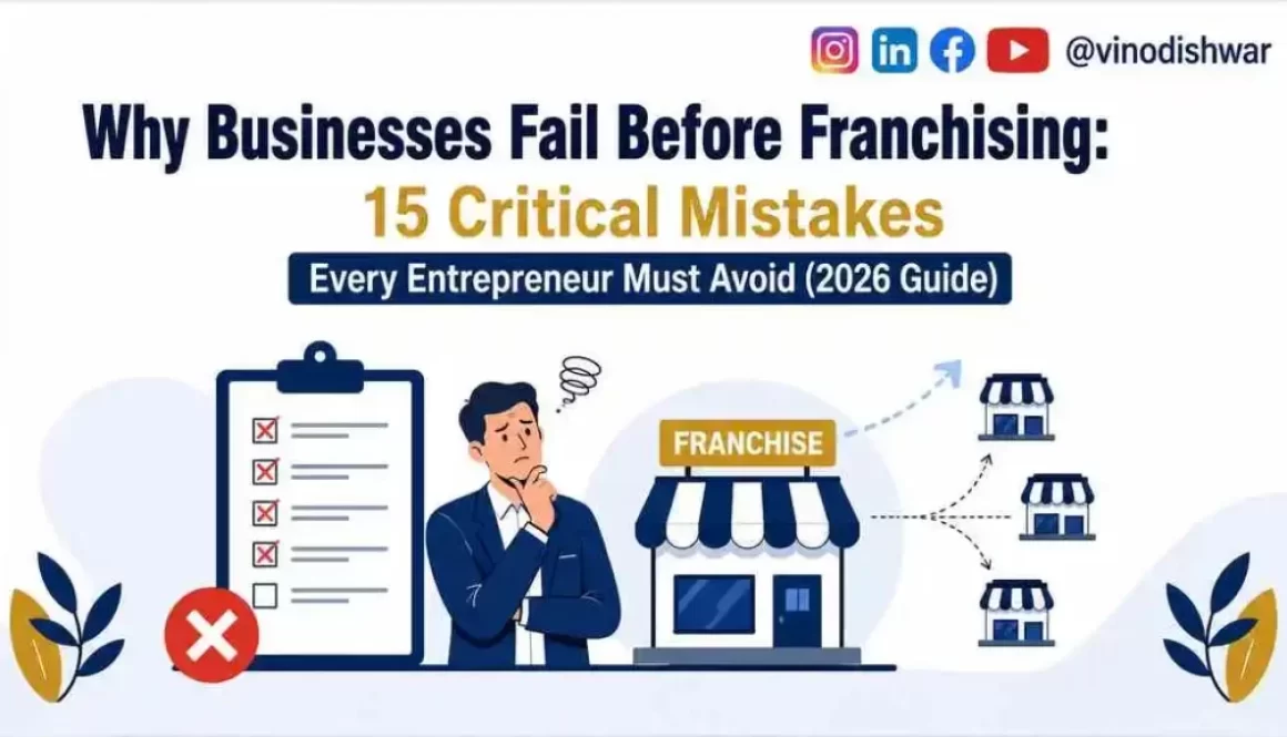 Why Businesses Fail Before Franchising: 15 Critical Mistakes Every Entrepreneur Must Avoid (2026 Guide)
