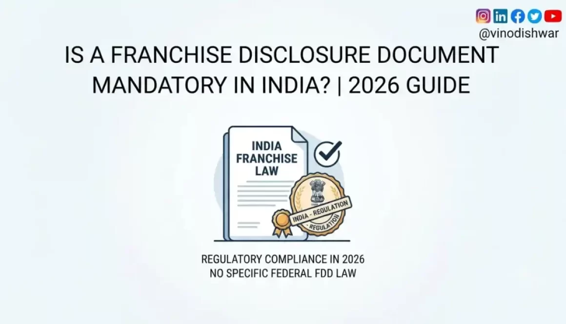 Is a Franchise Disclosure Document Mandatory in India? | 2026 Guide